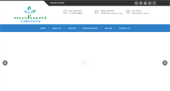 Desktop Screenshot of mohanicaterers.com