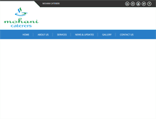 Tablet Screenshot of mohanicaterers.com